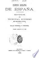 Sentencias del Tribunal Supremo en materia civil