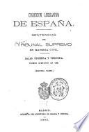 Sentencias del Tribunal Supremo en materia civil