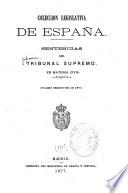 Sentencias del Tribunal Supremo en materia civil