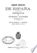 Sentencias del Tribunal Supremo en materia civil