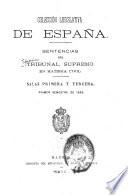 Sentencias del Tribunal Supremo en materia civil