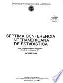 Séptima Conferencia Interamericana de Estadística, Santo Domingo, República Dominicana, 22 al 28 de noviembre de 1977