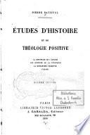 sér.] La discipline de l'Arcane. Les origines de la pénitence. La hiérarchie primitive. L'agape. 6. éd