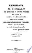 Serenata al Murcielago [i.e. Manuel A. Fuentes]