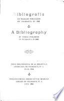 Serie bibliografica de la Biblioteca Americana de Nicaragua