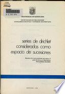 Series de dirichlet consideradas como espacio de sucesiones