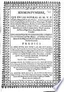 Sermon funebre que en las honras al ... Maestro Manuel Salvador Padial, de la Compañia de Jesu ...
