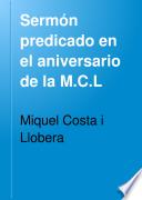 Sermón predicado en el aniversario de la M.C.L