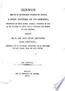 Sermon que en el aniversario solemne de gracias a María Santísima de los Remedios, celebrado en esta santa iglesia catedral el día 3 de octubre de 1811 por la victoria del Monte de las Cruces