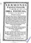 Sermones panegyricos y morales