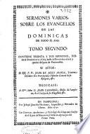 Sermones varios sobre los Euangelios de las dominicas de todo el año