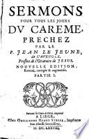 Sermons pour tous les jours dv careme,