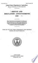 Service and Regulatory Announcements