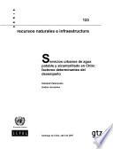 Servicios urbanos de agua potable y alcantarillado en Chile