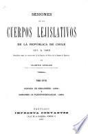 Sesiones de los cuerpos lejislativos de la República de Chile, 1811-1845