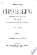 Sesiones de los cuerpos lejislativos de la República de Chile, 1811-1845
