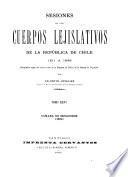 Sesiones de los cuerpos lejislativos de la República de Chile