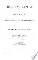 Sessional Papers of the Dominion of Canada