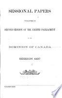 Sessional Papers of the Dominion of Canada