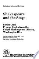 Shakespeare and the Stage