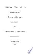 Shaw Records
