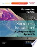Shoulder Instability: A Comprehensive Approach