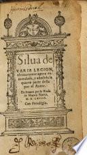 Silva de varia lecion