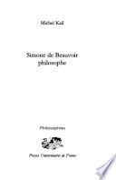 Simone de Beauvoir philosophe