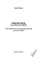 Simone Weil en quête de vérité