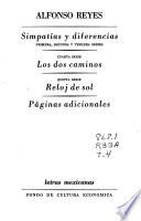 Simpatías y diferencias, 1.-3. ser. 4. ser.: Los dos caminos. 5. ser.;: Reloj de sol. Páginas adicionales
