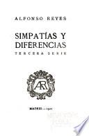 Simpatías y diferencias