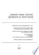 Simposio sobre Fuentes Energéticas Renovables