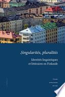 Singularités, pluralités