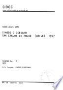 Sínodo Diocesano, San Carlos de Ancud (Chile) 1907