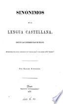 Sinónimos de la lengua castellana