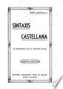 Sintaxis castellana