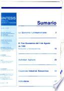 Síntesis informativa económica y financiera