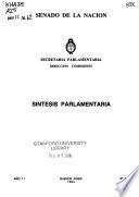 Sintesis parlamentaria