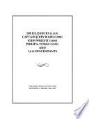 Sir Ellis Hicks (1315), Captain John Ward (1598), John Wright (1500), Philip Le Yonge (1295), and 7,812 Descendants