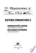 Sistema comunitario: Armonización laboral