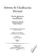 Sistema de clasificación decimal: Indice