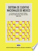 Sistema de Cuentas Nacionales de México. La construcción del sector público por nivel institucional y tipo de obra 1988-1991