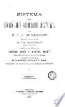 Sistema del derecho romano actual, 4