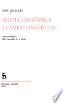 Sistema lingüístico y cambio lingüístico