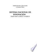 Sistema nacional de innovación