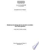 Sistemas de entrega de los servicios sociales