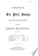 Six Part Songs for four and five voices