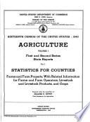 Sixteenth Census of the United States: 1940: Agriculture ; [Ser. 2.] Business ; [Ser. 3.] General ; [Ser. 4.] Geography ; [Ser. 5.] Housing ; [Ser. 5a.] Housing Supplement ; [Ser. 6.] ; Irrigation and Drainage ; [Ser. 7.] Manufacturing ; [Ser. 8.] Mineral Industries ; [Ser. 9.] Population ; [Ser. 10.] Population and housing statistics ; [Ser. 11.] Territories and posessions