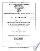Sixteenth Census of the United States: 1940