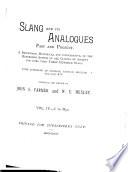 Slang and Its Analogues Past and Present: Ice to Hyps